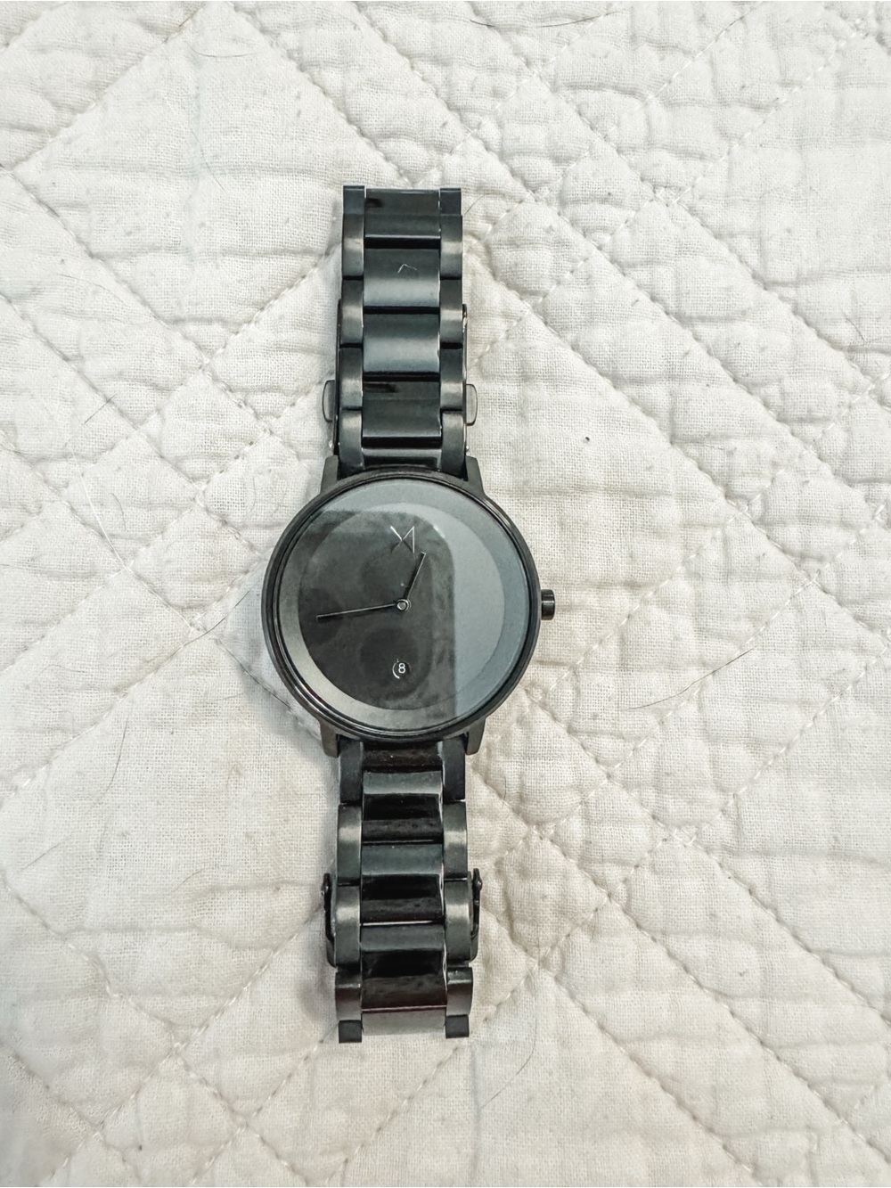 MVMT Matte Black Stainless Steel Bracelet Watch